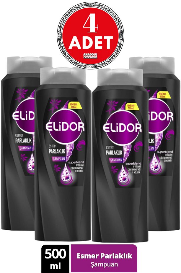 Superblend Şampuan Esmer Parlaklık 500 Ml 4 Adet - 1