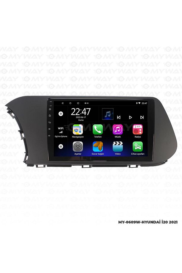 HYUNDAİ İ20 ANDROİD 12 MULTİMEDYA CARPLAY 2gb RAM+32gb HDD 2021 NAVİGASYON EKRAN - 3