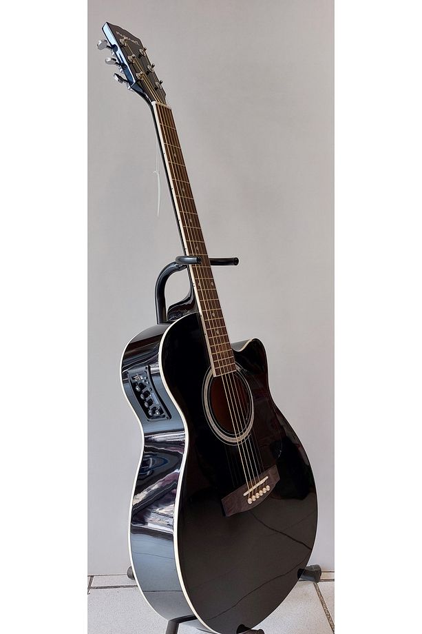 Usb Girişli Ekolayzırlı Elektro Akustik Gitar (SİYAH) - 3