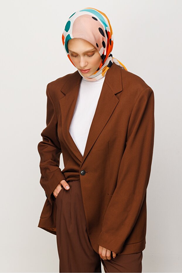 Bloom Pattern Digital Soft Scarf - 5