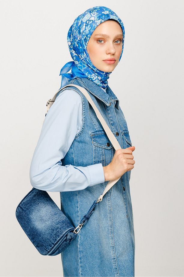 Daisy Desen Dijital Soft Eşarp - 4