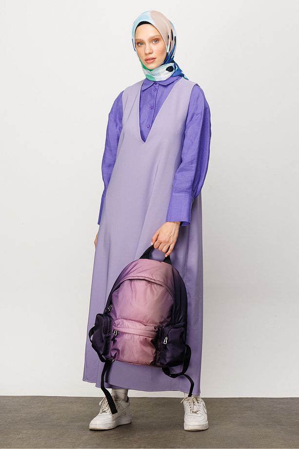 Bloom Desen Dijital Soft Eşarp - 4