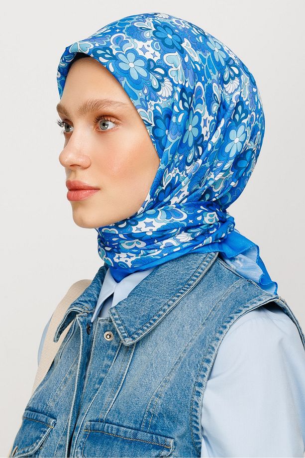 Daisy Desen Dijital Soft Eşarp - 3