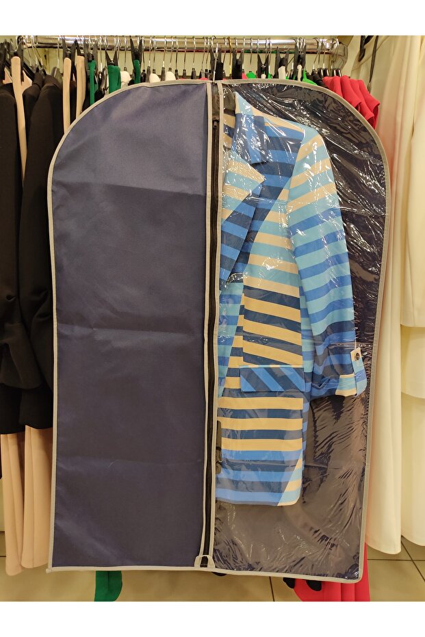 Suit Cover, Garment Protector and Carrier Cover, Gamboç, Transparent Visible, 64x100 cm