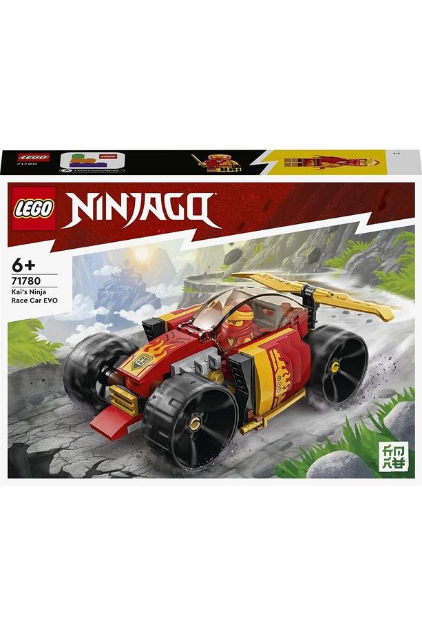 NINJAGO Kai’nin Ninja Yarış Arabası EVO 71780-6 Yaş ve Üzeri Çocuklar için Araba ve Kai Minif - 2