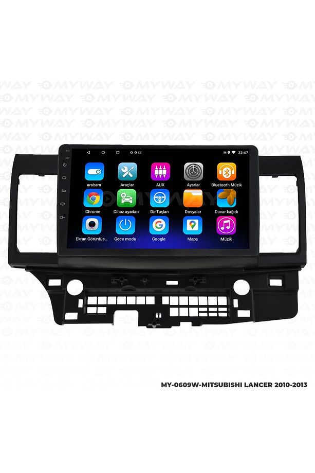 MİTSUBİSHİ LANCER ANDROİD 12 MULTİMEDYA CARPLAY 2GB RAM+32GB HDD NAVİGASYON EKRAN - 2