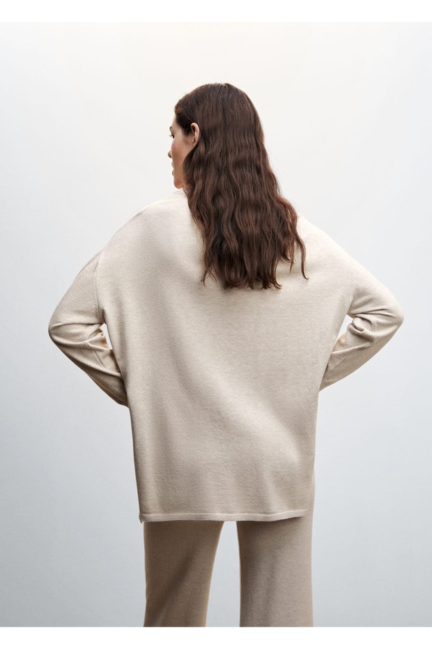 Yanları Yırtmaçlı Kazak - 4