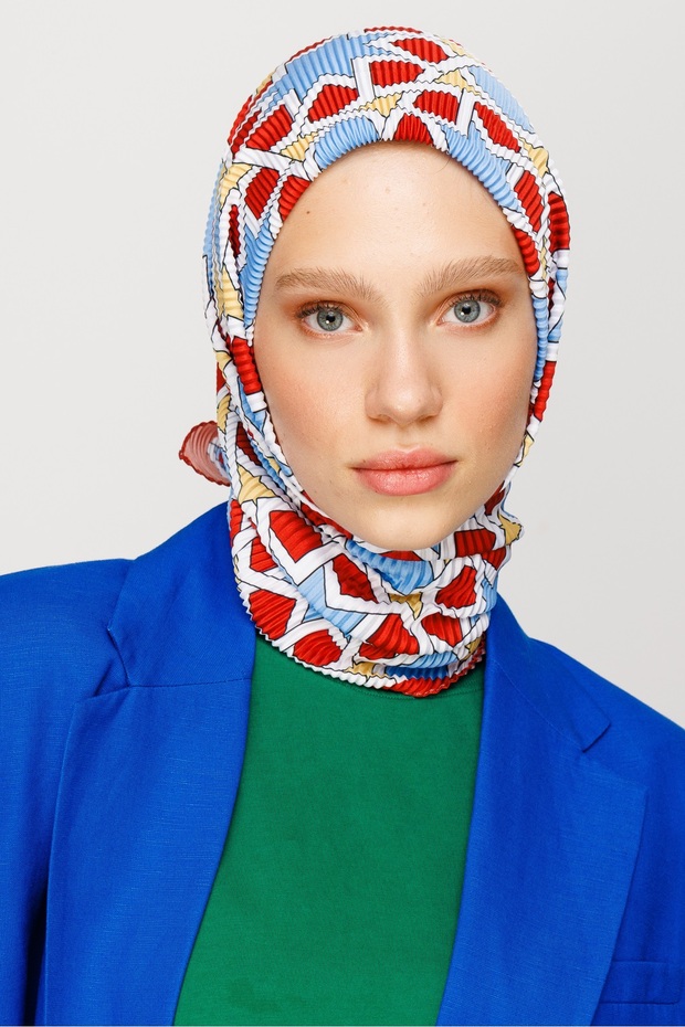 Eșarfă Pliată Model Șira - 5