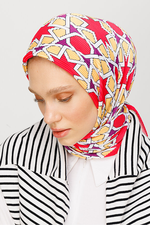 Eșarfă Pliată Model Șira - 2