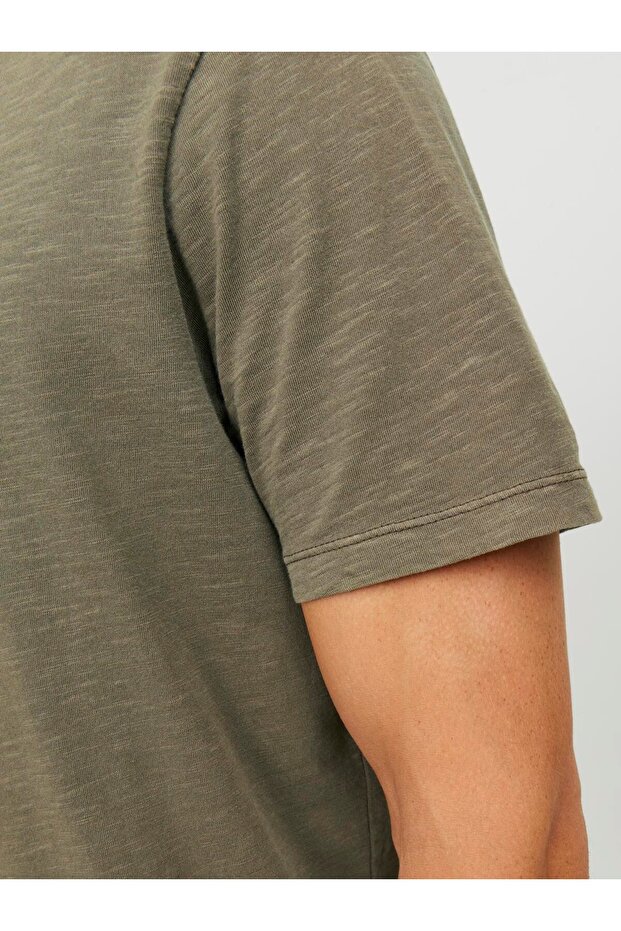 JJESPLIT NECK TEE SS - 5