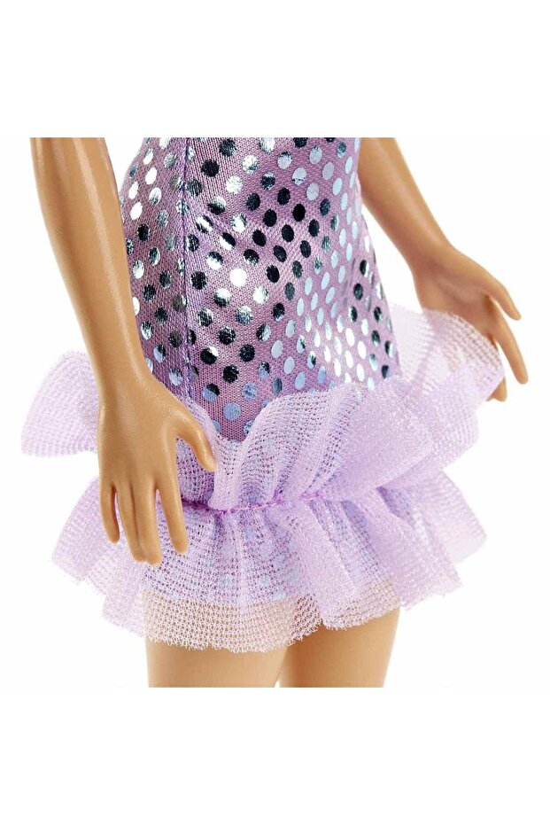 Pırıltılı - Mor Pullu Elbise Sarışın - 2