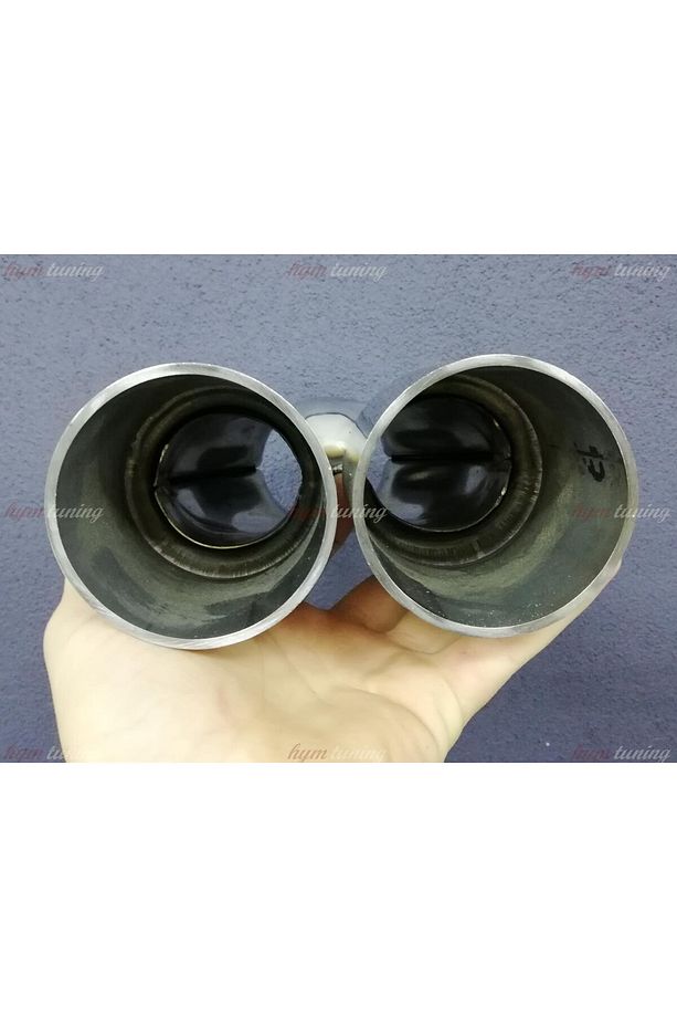 BMW 3.20 Çift Çıkış Egzoz Ucu, F30 Çift Çıkış Egzoz Ucu Krom, M3 Çiftli - 4