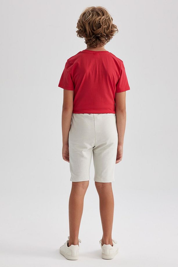 Erkek Çocuk Regular Fit Sweatshirt Kumaşı Şort - 8