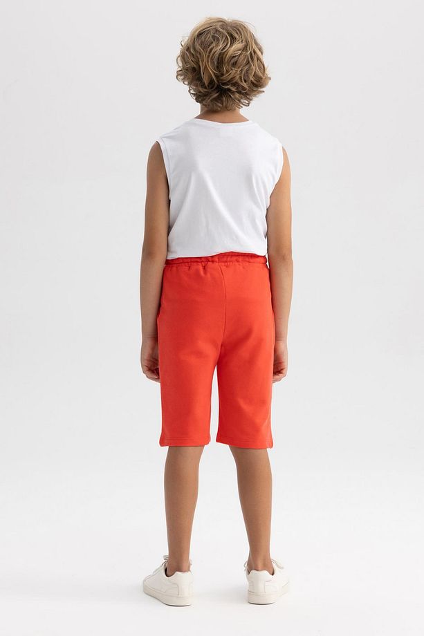 Erkek Çocuk Regular Fit Sweatshirt Kumaşı Şort - 7