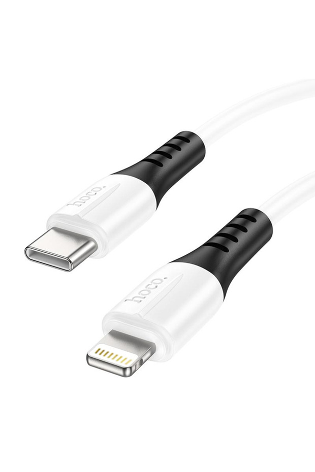 X82 60W Type-C to Type-C Hızlı Şarj Kablosu Silikon Data Kablosu BEYAZ - 1