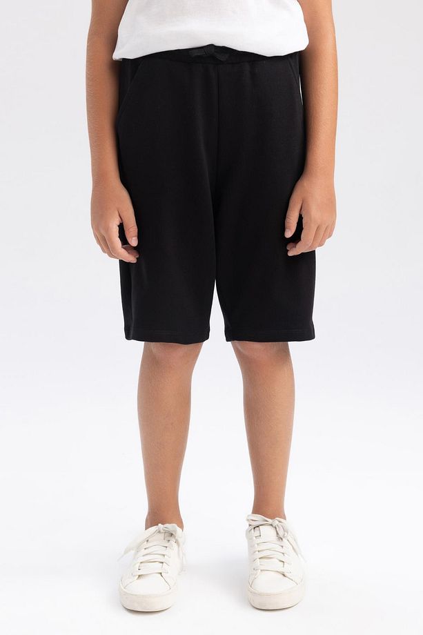 Erkek Çocuk Regular Fit Sweatshirt Kumaşı Şort - 4