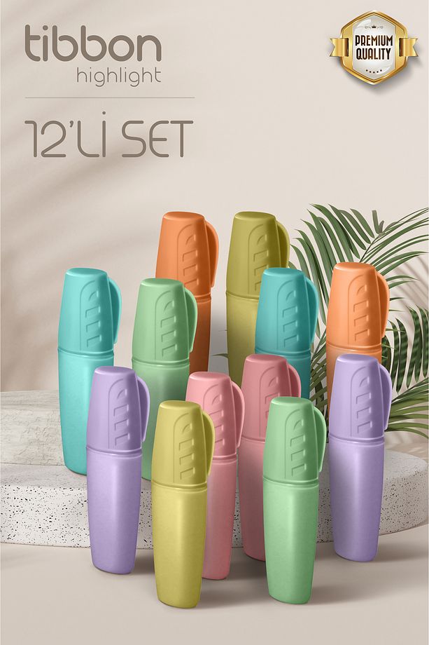 Highlight Fosforlu Kalem 12 Li Set 121--126*2 - 1