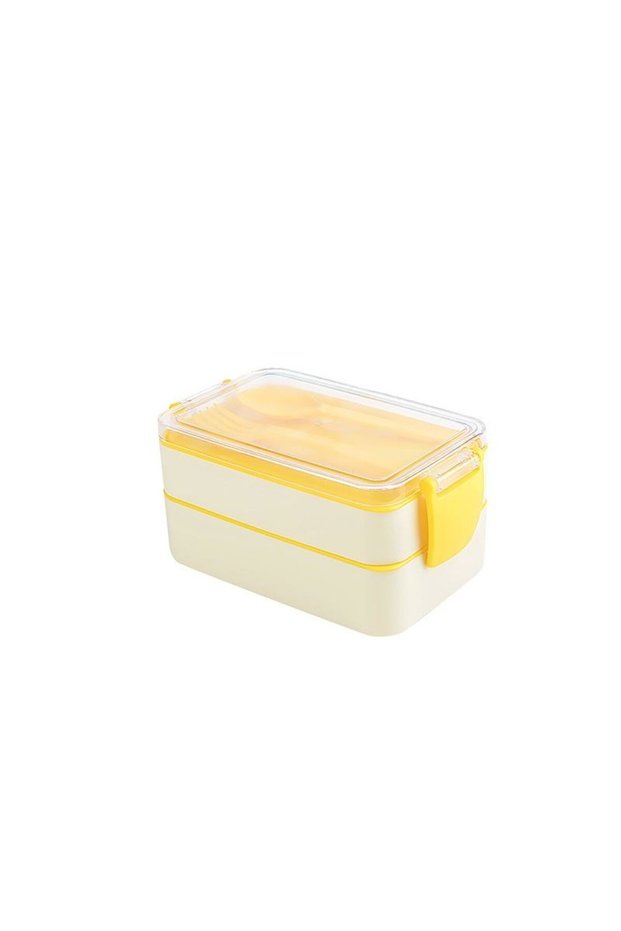 Plastic Meticulous Aroni Fely Fiambrera 2 Layer Blue Lunch Box ARN-9477