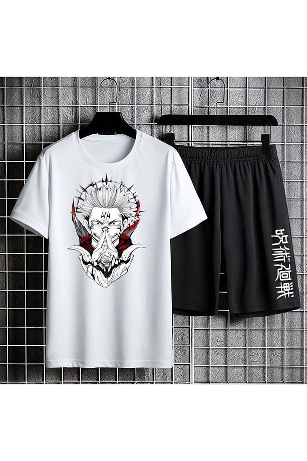 Jujutsu Kaisen Set Tshirt şort model784 - 1
