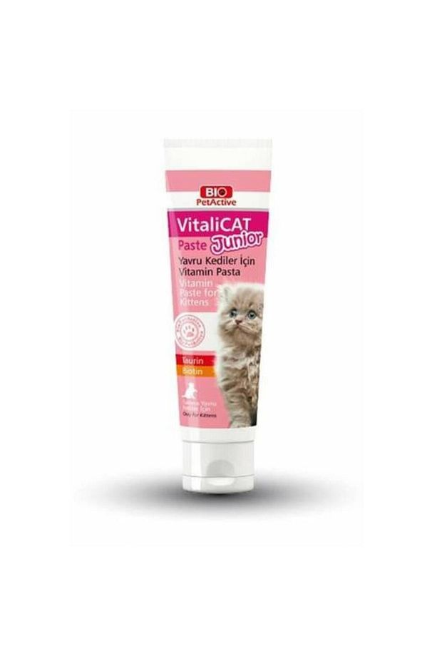 Bio Pet Active Vitalicat Junior Taurin Ve Biotin Yavru Kedi Macunu 100ml - 1