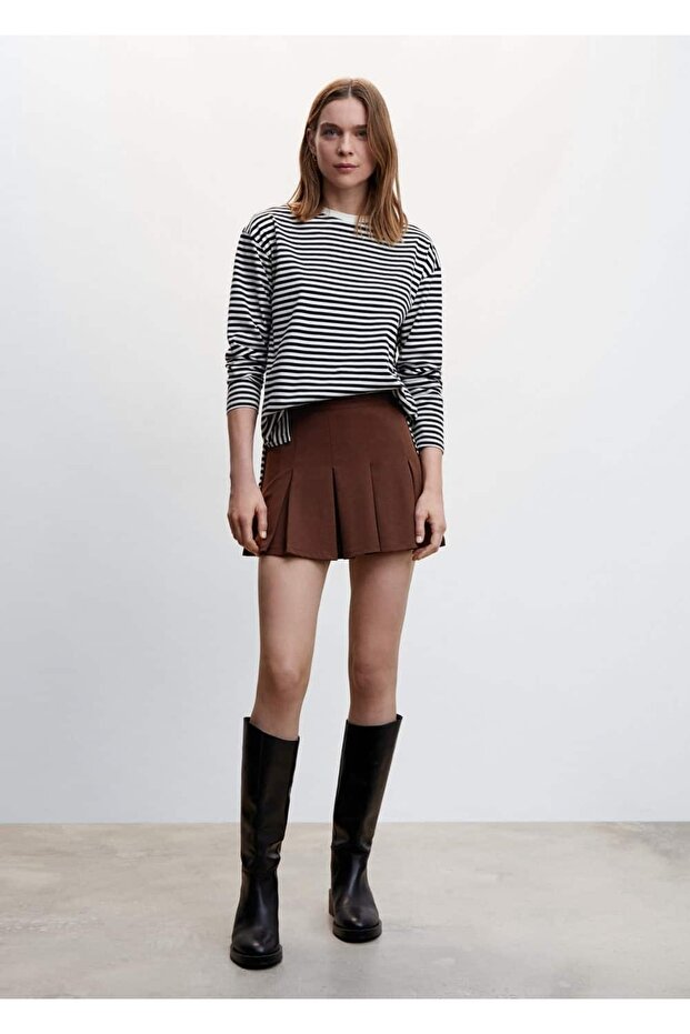 Geniş Pilili Etek - 2