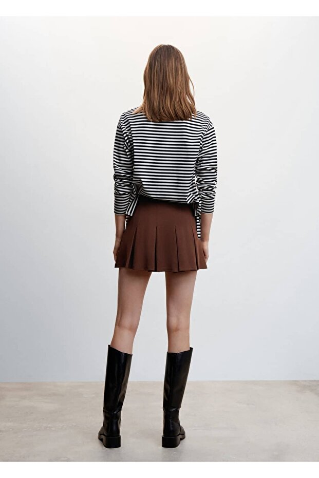 Geniş Pilili Etek - 4