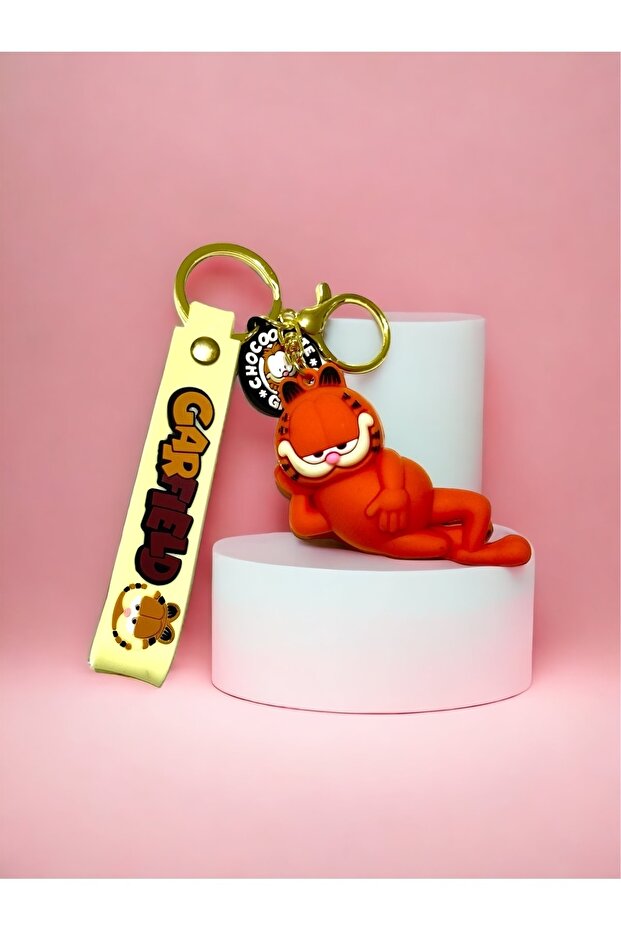 Garfield 3D Keychain and Bag Accessory - 1