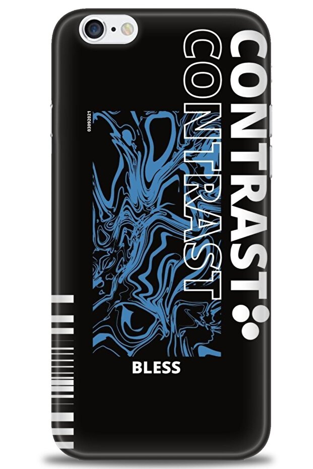 حافظة متوافقة مع هاتف iPhone 6 Plus مطبوعة بدقة HD - Bless + واقي شاشة كامل - 1