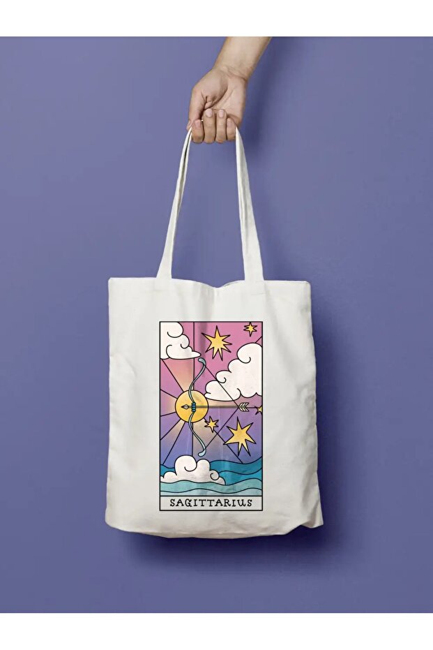 TAROT SAGITARIUS CARD BOW SIGN CLOTH BAG