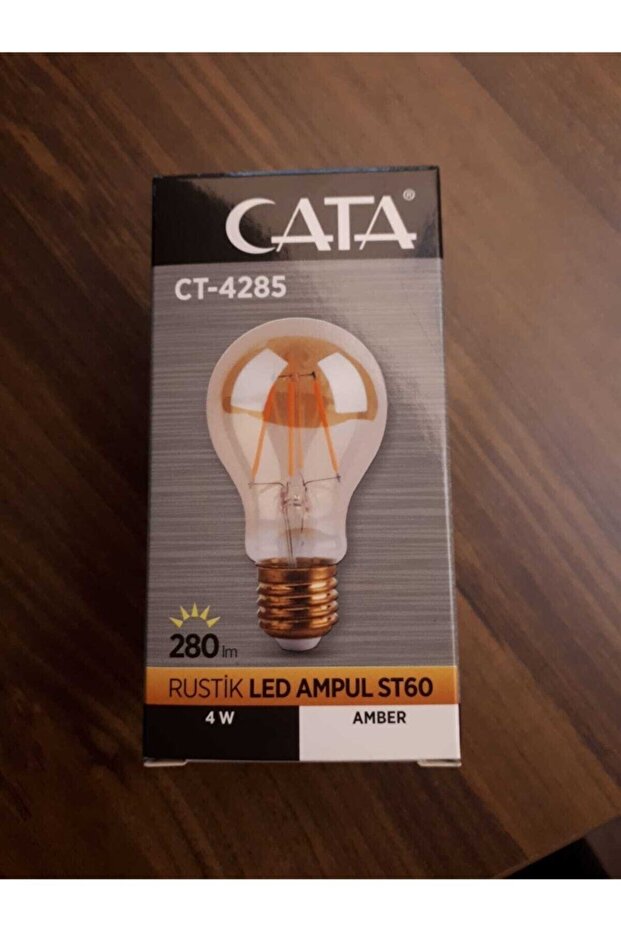 Ct 4285 4w Rustık Led Ampul Amber - 5