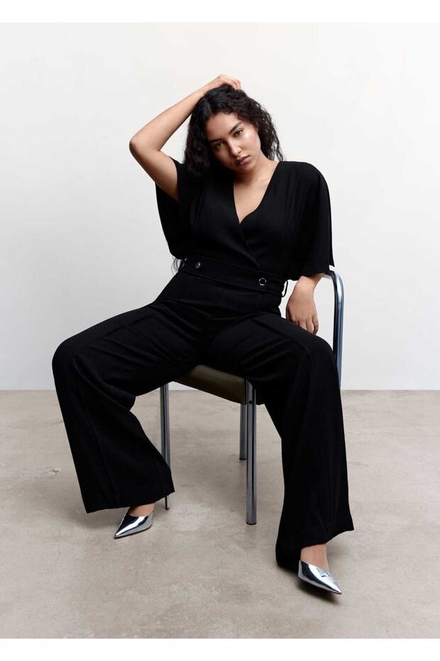 Düğmeli Uzun Tulum - 8