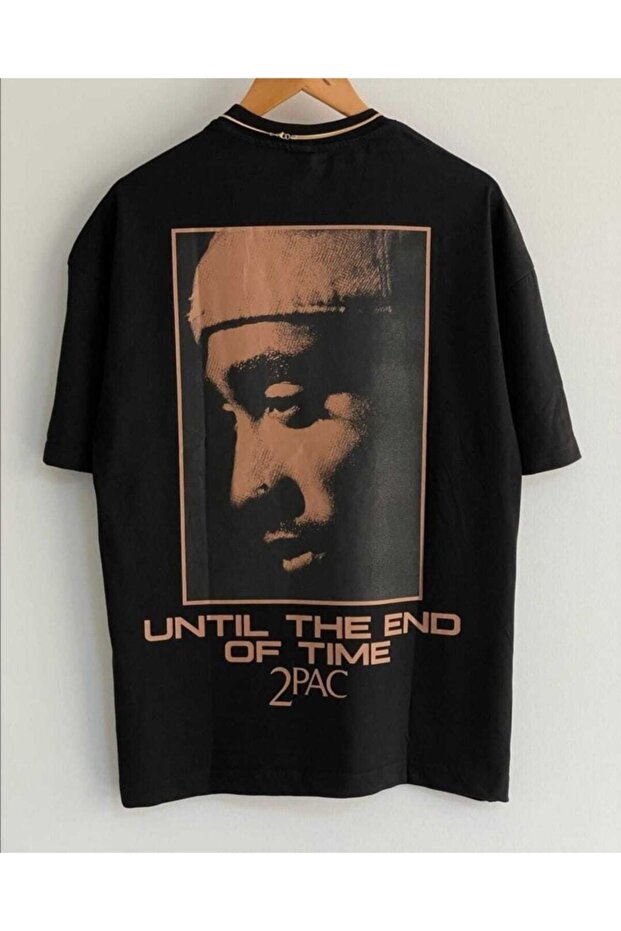 Unisex 2pac Custom Printed Oversize Combed Cotton T-shirt