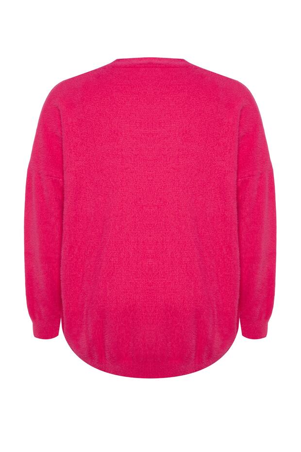 Różowy, kamienny, szczegółowy zestaw bluzek i kardiganów TBBAW24AV00010 - 8