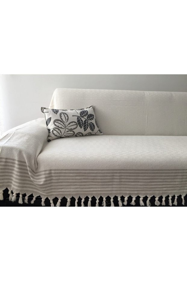 Buldan Fabric Anti-Sweat Anti-Slip Cotton King Size 180x300cm Sofa Cover