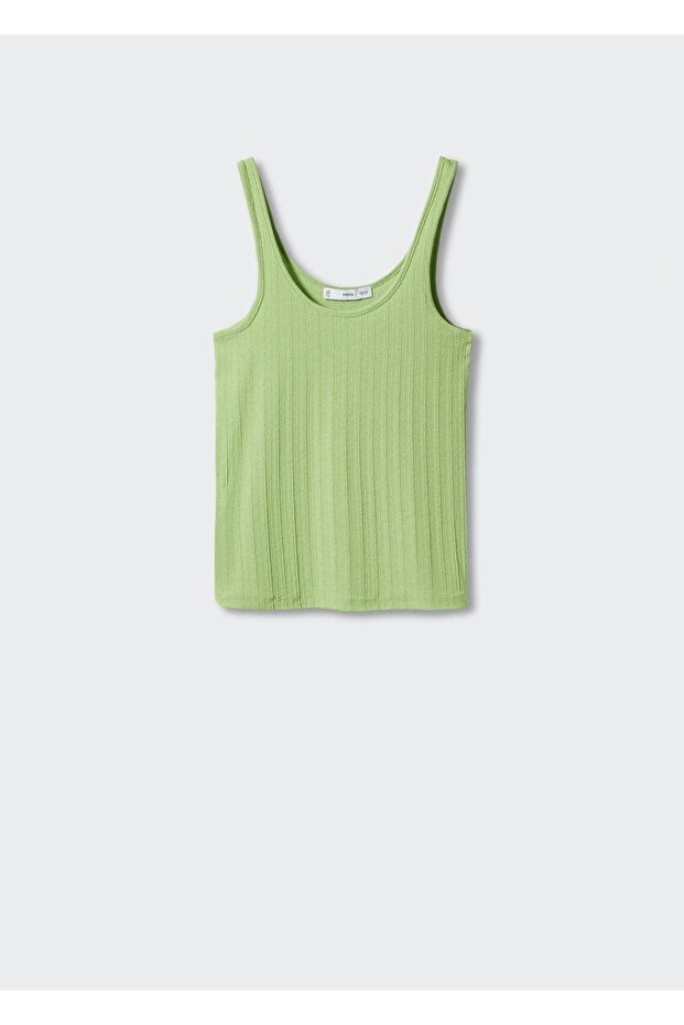 Askılı Fitilli Tişört - 3