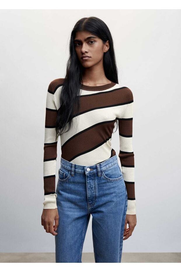 Çizgili Rib Kazak - 1