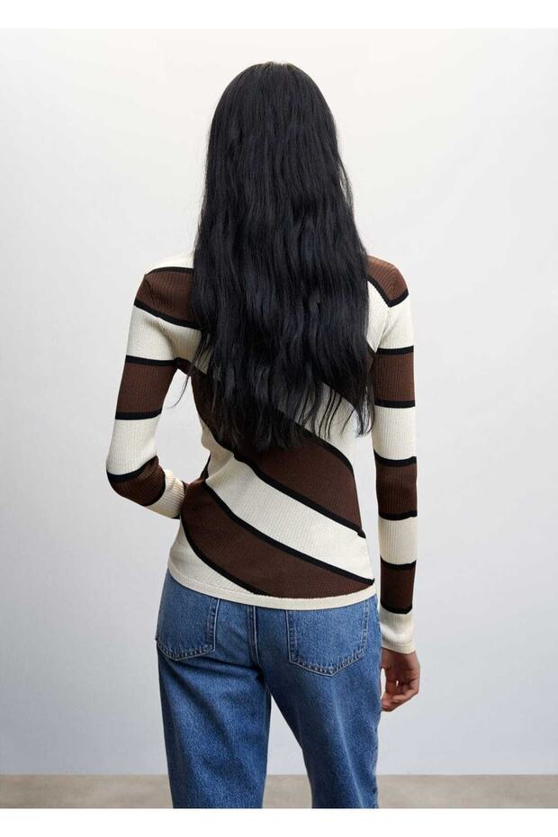 Çizgili Rib Kazak - 4