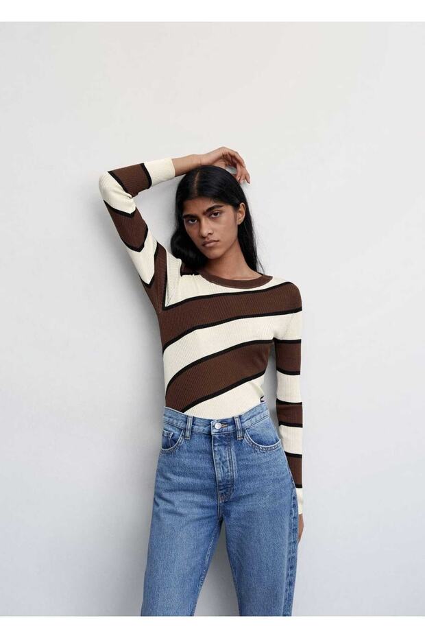 Çizgili Rib Kazak - 6