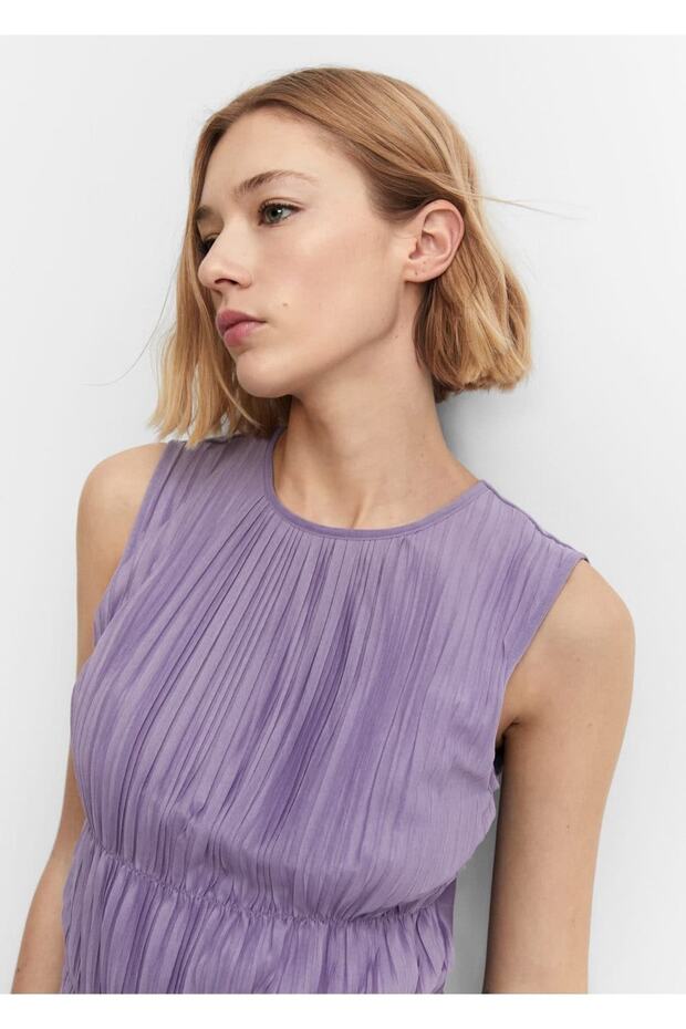 Kolsuz Pilili Bluz - 8