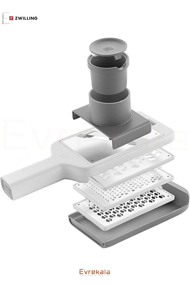 Evrekala Shop 4'lü Rende Set Zwilling Cutting Çoklu Rende - 1