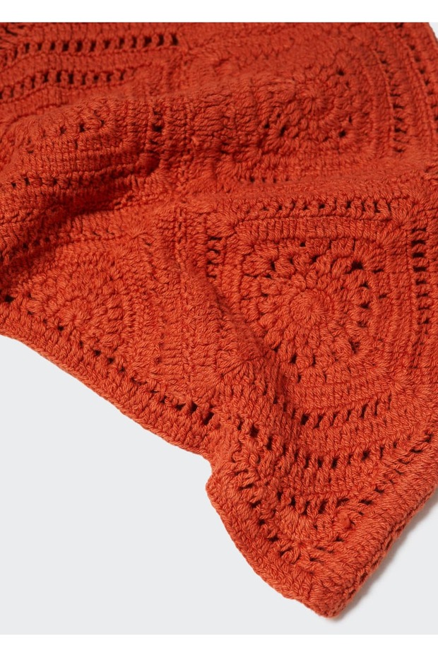 Asimetrik Kroşe Bluz - 12