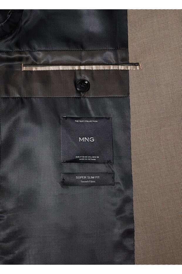 Süper Dar Kesimli Blazer Ceket - 19