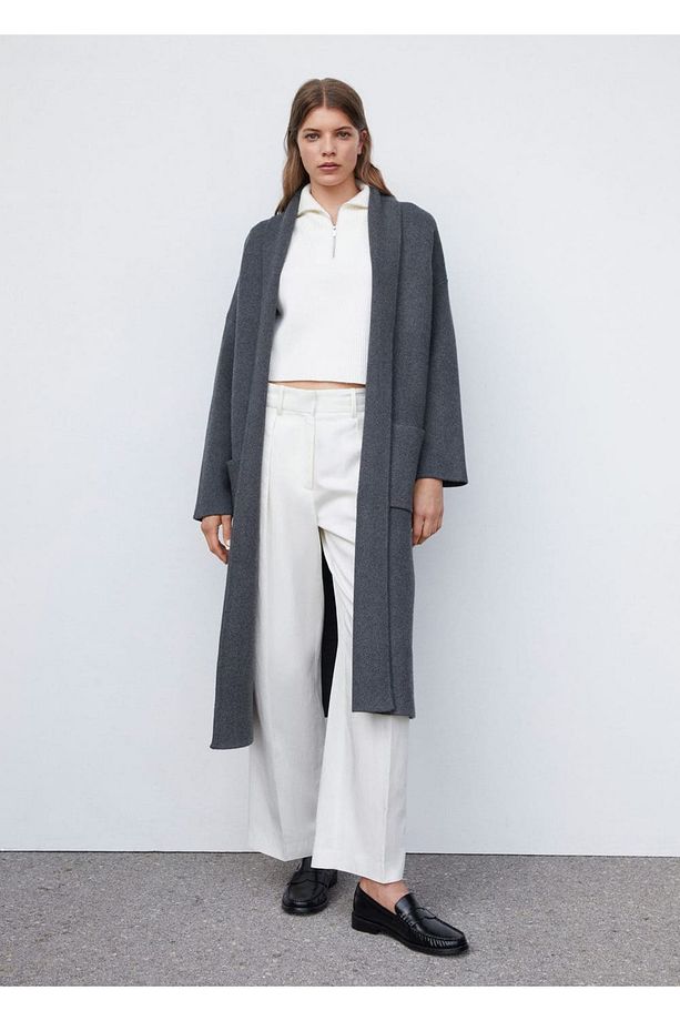 Cepli oversize triko palto - 9