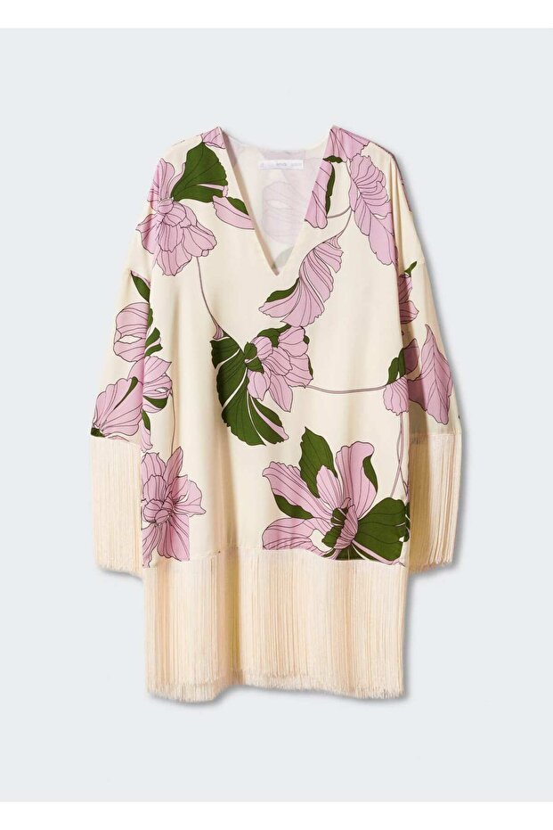 Saçak Detaylı Bluz - 11