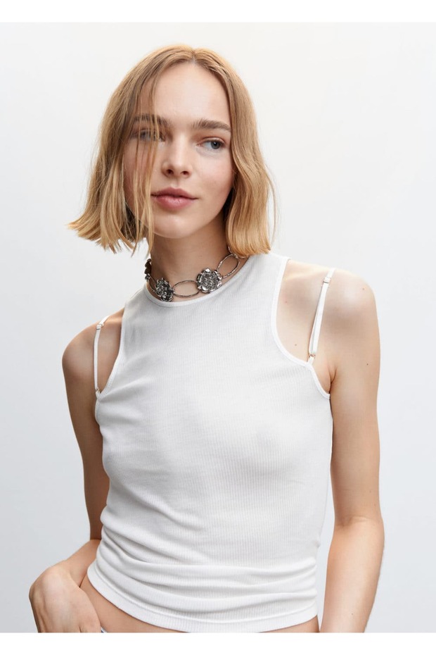 Çift Askılı Liyosel Bluz - 18