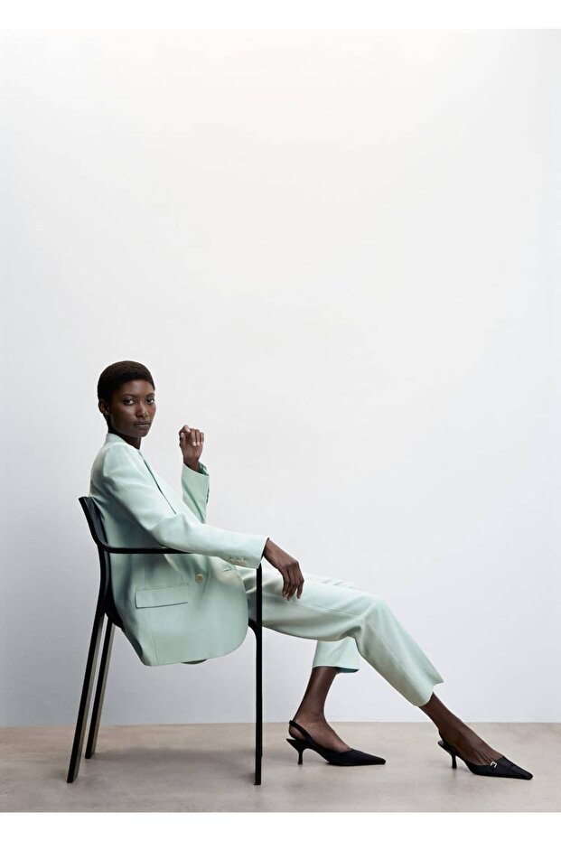 Gerade geschnittene Stoffhose - 13