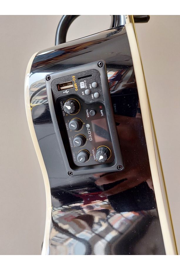 Usb Girişli Ekolayzırlı Elektro Akustik Gitar (SİYAH) - 4