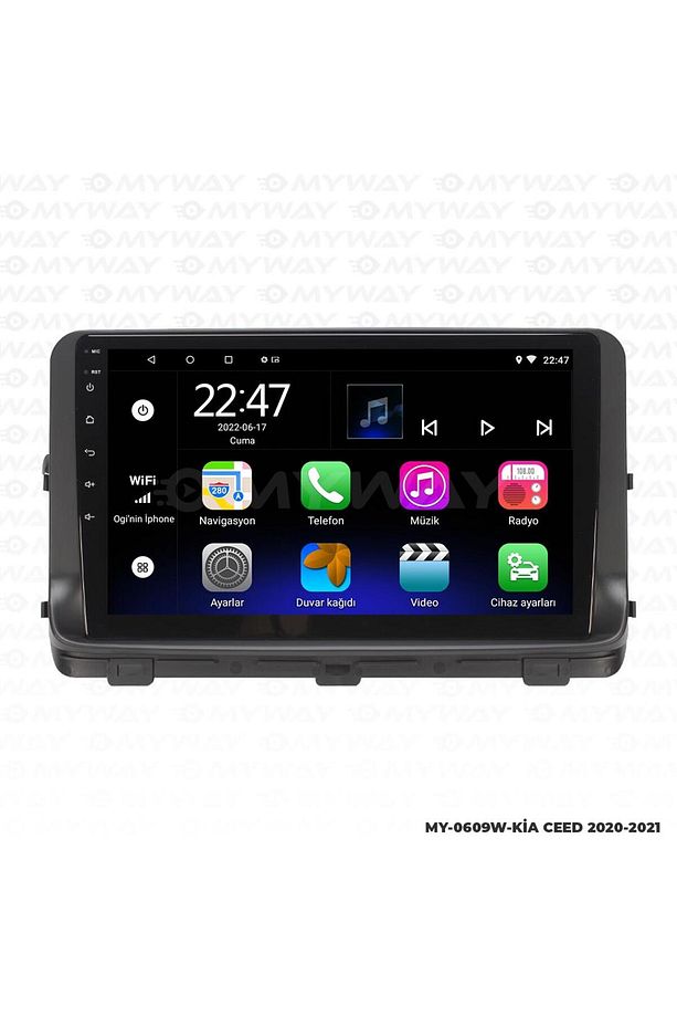 KİA CEED ANDROİD 12 MULTİMEDYA CARPLAY 2GB RAM+32GB HDD 2020-2021 NAVİGASYON EKRAN - 3