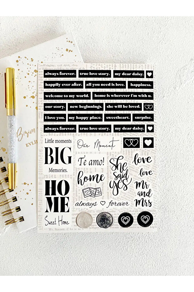 WE ARE STORY WITH MARRIAGE PLANER STICKER SET