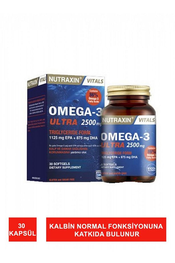 Omega-3 Ultra 2500 mg 30 Yumuşak Kapsül 2 Adet - 1
